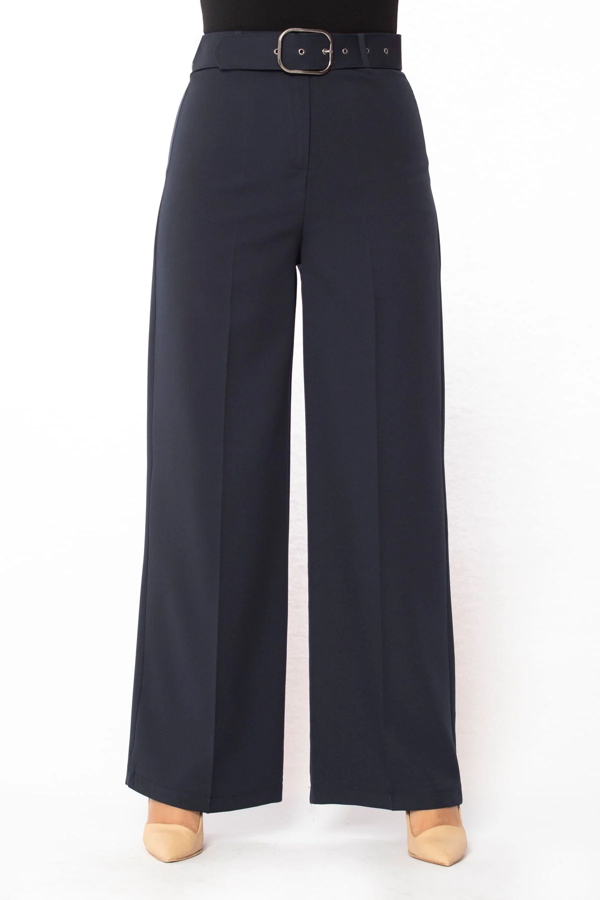 Belted Slack Pants - Peachy Clay - Image 4