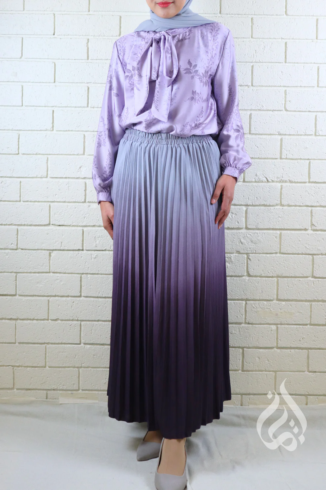 Ombre Pleated Skirt - Image 8